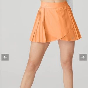 NWT Alo Tennis Skirt cantaloupe size S